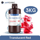 ANYCUBIC Water-Wash Resin 3kg High Precision Low Odor Low Viscosity 3D Printing Standard Photopolymer For LCD 3D Printer