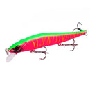 1 Stück Angelköder 11.5cm/14g Minnow Crankbait Wobbler 3D Augen Barsch Künstlicher Köder Hecht Karpfenköder Schwimmköder Angelzubehör Pesca