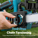 The Timberline Pro | 12-Inch Brushless Cordless Chainsaw for Makita 18V Battery