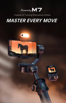 The Horizon Lock | AI-Powered 3-Axis Smartphone Gimbal with Face Tracking & Extension Rod