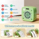 M1 Photo Pocket Printer with 2 Roll for iOS Android Bluetooth Mini Printers Sticker Thermal Printing  for Office Kitchen School