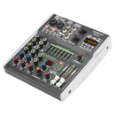 99 DSP Effects Mixing Console Podcast Mini 4/6 Channels Sound Audio Mixer Individual 48V Bluetooth USB PC Play Record AM-AX4/6