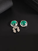 Luxury Rhinestone Button Cap Non-French Shirts Clamshell Cufflinks Round High-end Men's Shirt Buttons Accessories Gifts for Men