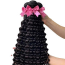 The Caspian Collection | European Human Hair Deep Wave Bundles, 3-Piece Set
