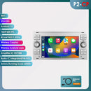 Hizpo Smart Car Systems for Ford Focus Mondeo Fiesta Transit Kuga C-Max S-Max Galaxy GPS Multimedia 2din Autoradio Carplay 7862S