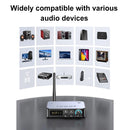 M9/M9Pro Audio Transmitter Receiver 1200mAh Bluetooth 5.1 Wireless Music Adapter U Disk/TF Card FM Radio Player DSP Converter