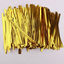 8/10cm Multicolor Wire Metallic Twist Ties For Party Candy Bag Packaging Cello Bags Ligation Lollipop Dessert Sealing Twist Tie