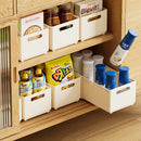 Kitchen Storage Box Retractable Multifunctional Storage Basket Cabinet Desktop Snack Spice Storage Box Fridge Kitchen Organizer