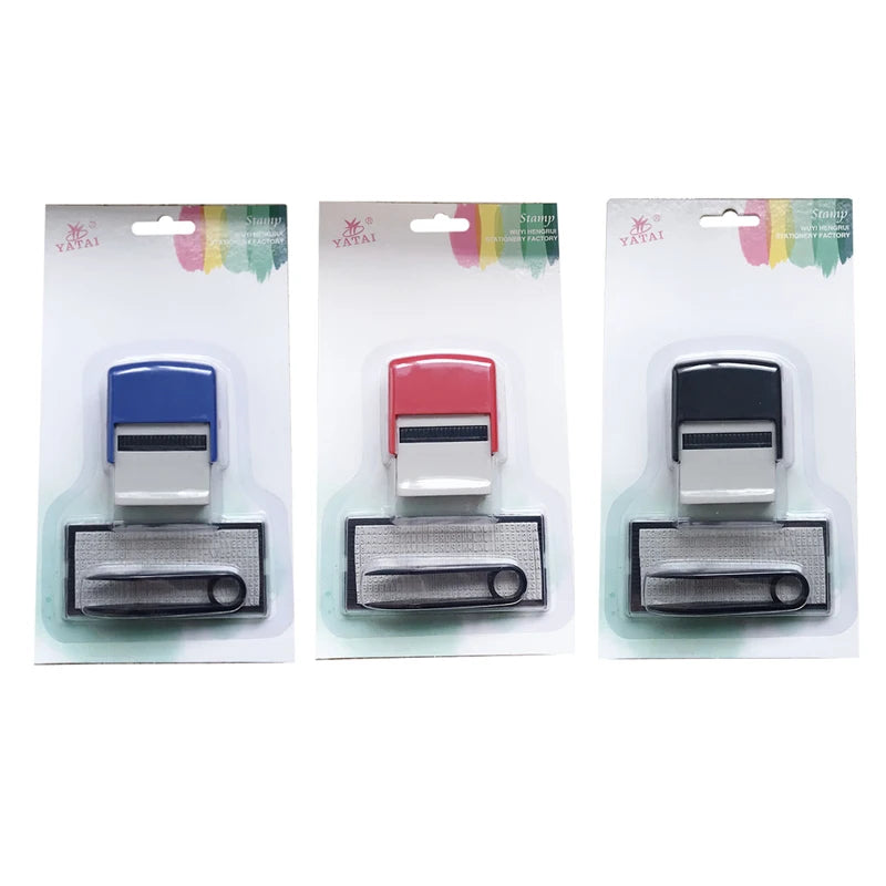 Rubber Stamp Kit DIY Custom Personalized Self Inking Business Address Name Number Letter Stamp Handicrafts Printing Rubber Stamp