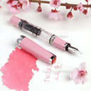 Limited TWSBI Diamond 580 Mini Edition Sakura Pink Fountain Pen Ink Gift Box Set Perfect For Girls Spring Writing Business Gift