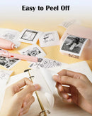 3 Rolls Thermal Paper for T02 Mini Printer, 53mm 2" Size M832 Thermal Paper, For T02 M832 M833 M834 width 53mm Portable Printer