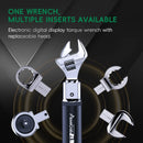 The Calibrator | Precision Digital Torque Wrench with Interchangeable Ratchet & Open-End Heads