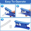 3D Printer Filament PTFE Tube Feeding Pipe cutter Tube Accurate Tubing Cutting Tool for Nylon Plastic PVC PU cutting Max 5/8inch