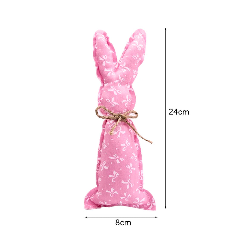 1pc Easter Rabbit Doll Toys Bunny Cloth carrot Cute for Easter Home Party Decoration Supplies Kid Gift Favor Doll Ornament 2024