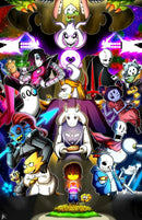 Undertale Game Hot Anime Cartoon Diamond Painting 5D DIY Cross Stitch Set New Arrivals Mosaic Embroidery Art House Printed Gift