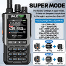 BinTolk BT8200 Walkie Talkie Long Range 10W Tri Power Full Band Wireless Bluetooth Phone Programming Noise Reduction Ham Radio