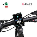 Electric Bicycle Instrument, 5S UART Protocol, LCD 600C 860C P860C Display, E-bike 5Pin Male Speed Indicator, Motor Kit, 500MM