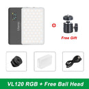 Ulanzi VL120 Full Color RGB Video Light 2500K-9000K LED Photography Lighting Dimmable Camera Light Live Vlog Fill Light