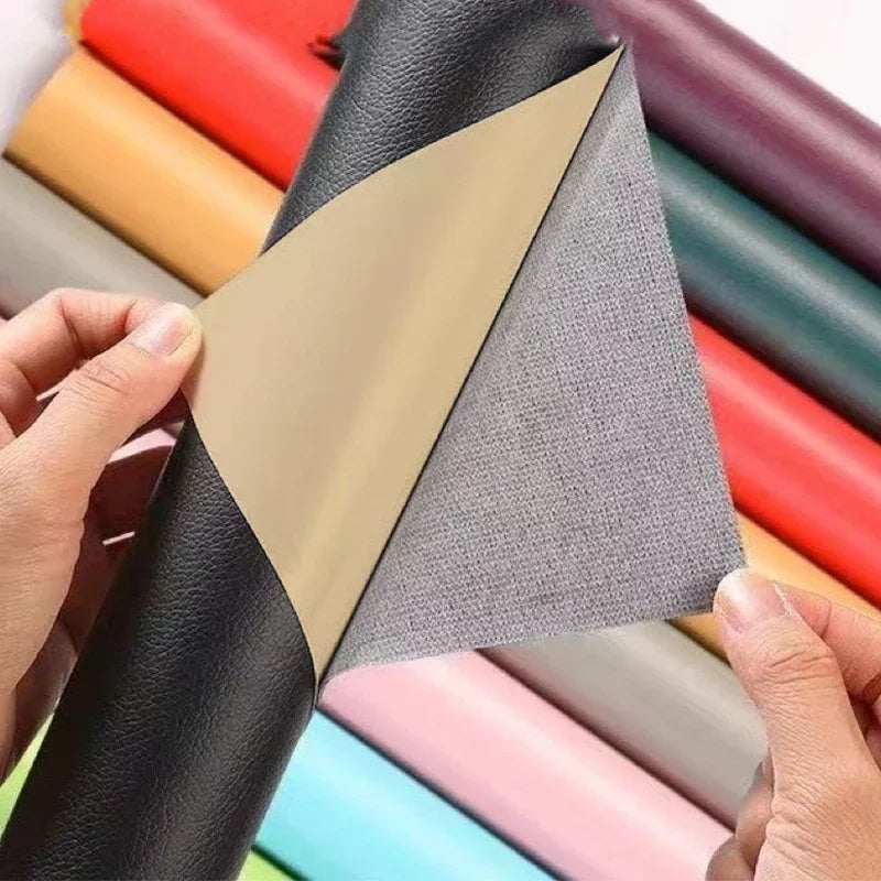 300x50cm Large-area Repair Self-adhesive Leather for Sofa Chair Wear-resistant High-viscosity Patch Sticker Litchi Stria Leather