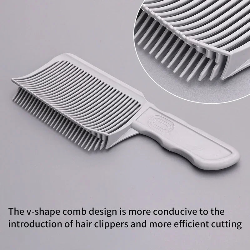 Barber Fade Combs Hair Cutting Tool For Gradient Hairstyle Comb Flat Top Hair Cutting Comb For Men Heat Resistant Fade Brush빗