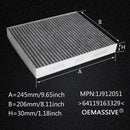 Activated Carbon Pollen Cabin Air Filter For Alpina B5 D5 F10 F11 B6 F12 F13 B7 F01 F02 BMW 5 6 7 Series 64119163329 64119272642