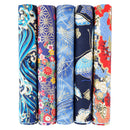5PCS 25 x 25cm/50 x 50cm Squares Cotton Craft Japanese Fabric Cloths for DIY Bundle Patchwork Quilting Sewing Artcraft