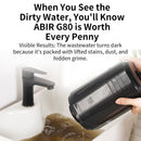 ABIR G80 Handstaubsauger Teppichreiniger 15Kpa Fleckenreiniger für Zuhause Sofa Autoinnenraum, Haustierbett Stoff Nass Trocken Reinigung