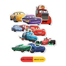 Cars Party Decoration Latex Balloon Happy Birthday Sticker Spieal Baby Shower Cupcaketopper Cake Flag Honeycomb Children