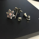 Genshin Impact Element Süße Ohrringe Stecker Schmuck Luxus Spiel Anime Ohrringe Edelstahl Ohrringe Stecker Silberfarbe