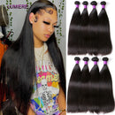 Bone Straight Hair Bundles Deal  Virgin Raw Human Hair Bundle 8-30Inch Hair Weave Extensions For Women Double Weft Wholeasle