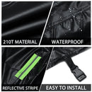 Black 210T Car Cover For Pontiac Firebird Car Tent Exterior Covers Outdoor Winter Snow Sun Rain Resistant Frost Protection