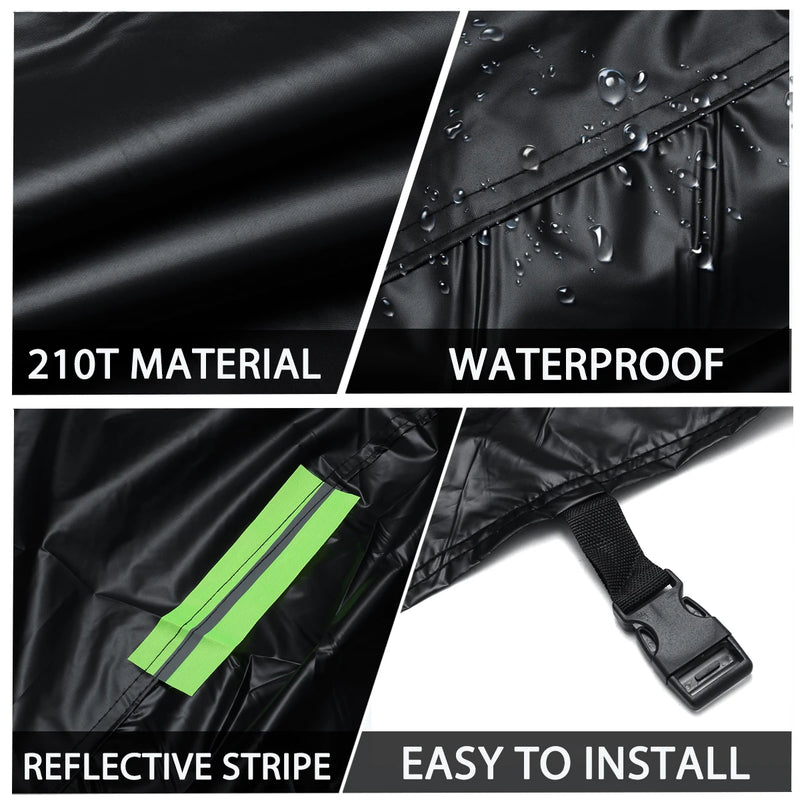 Black 210T Car Cover For Pontiac Firebird Car Tent Exterior Covers Outdoor Winter Snow Sun Rain Resistant Frost Protection