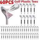 Tragbare Golf-Kunststoff-Tees 10° Diagonale Geschwindigkeit Golf-Tee-Ständer Robuster Golfball-Tee-Halter Golfzubehör Sport-Golfzubehör