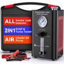 NEXAS SE509 Smoke Machine Automotive with Built-in 2 Air Pump Pressure Regulator Dual Mode EVAP Turbo Automotive Smoke Leak
