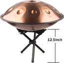 9/10/12/14 Notes 22 Inches 432hz Professional in D Minor Steel Handpan Drum Percussion Instrument for Professional Performance