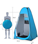 Tragbares Sichtschutz-Duschzelt, wasserdichter Umkleidekabinen-Unterstand für Camping, Wandern, Strand, Toilette, Dusche, Badezimmer
