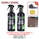 Hgkj 300ML Car Ceramic Coating Wax Liquid Glass Car Body Polish Spray Paint Hydrophobic Agent Shine Protection Auto Accessories