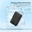 Baseus 20W Magnetische Kabellose Lade-Powerbank mit 6000mAh, 14,7mm rutschfestes Silikongehäuse, Schnellladung für iPhone 8-15 Serie