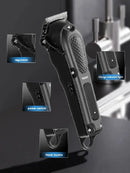 Kemei Barber Blading Hair Cutting Machine Clipper Grooming Cordless Rechargeable Professional Shaver Clippers KM-1071
