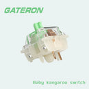 GATERON Kangaroo Switch 2.0 Baby Tactile Mechanische Tastaturschalter 5Pin 59g RGB Hot-Swap-fähige mechanische Schalter für Tastaturen