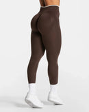 The Form Architect | Color-Block Seamless Knit Yoga Leggings