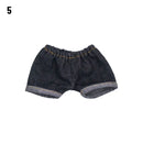 10CM Doll Clothes Fashion Tops Denim Jacket Casual Wears Jeans Pants For 1/12 Dolls Clothes Accessories Kids Toys