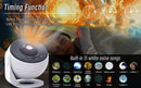 Galaxy Projector for Bedroom Pro Version HD 12 in 1 Film Discs Star Projector Galaxy Light Planetarium Projector with Timer White Noise 360 ° Rotation Bluetooth Remote Control