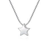 New Arrivals 925 Sterling Silver Star Necklaces & Pendants For Women Hot Fashion sterling-silver-jewelry