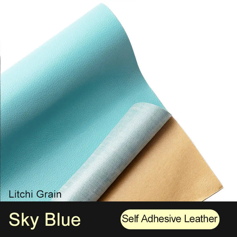 Leather Repair Patch Self-Adhesive Leather Tape DIY Upholstery Vinyl Sticker for Couches Sofa Furniture Car Seats Bags Jackets