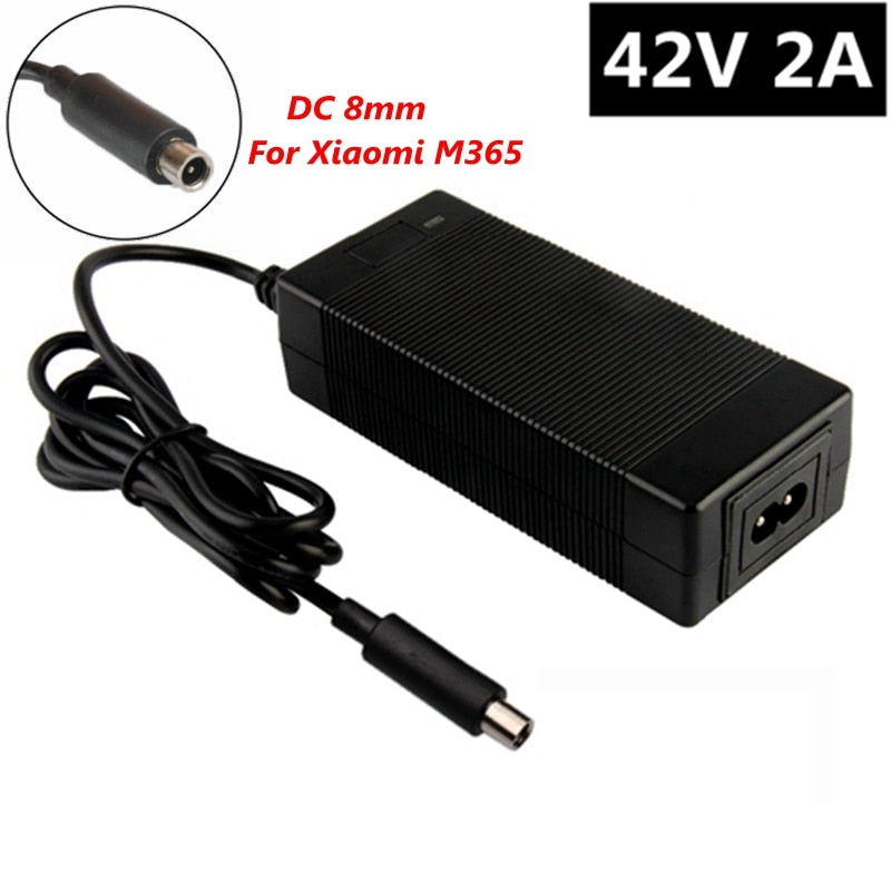 36V 2A Electric Bike Lithium Battery Charger for 42V 2A Xiaomi M365 Electric Scooter Charger Hoverboard Balance Wheel Charger
