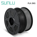 SUNLU 2KG 3D PLA/PETG/PLA PLUS/Clear Filament 1.75mm 2Roll 1KG 3D Printer Neatly Wound 3D Filament for 3D Printer& 3D Pen