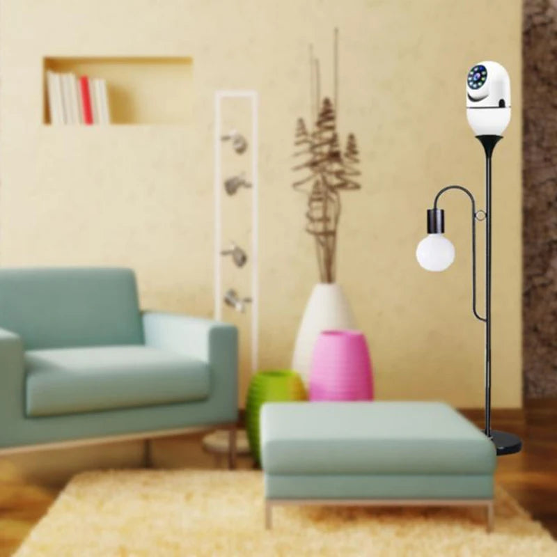 E27 Wifi Bulb Camera Wifi PTZ Colorful Night Vision Two Way Audio Baby Monitor Auto Tracking Home Security CCTV Camera