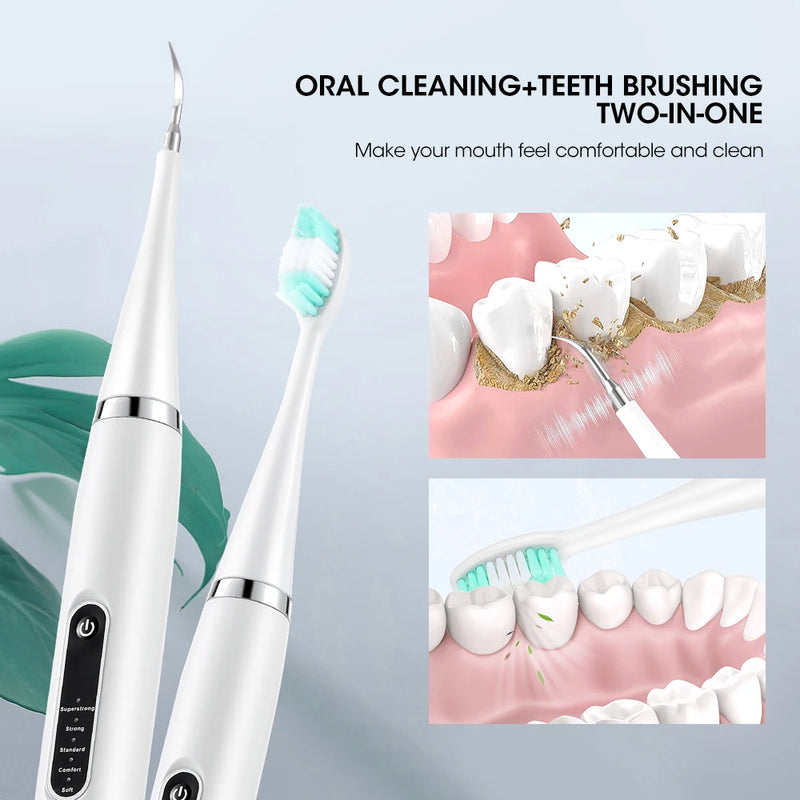 Toothbrush Electric Built-in Battery Intelligent Sonic Vibration Soft Teeth Cleaner Whitening Remove Yellow Teeth Tartar