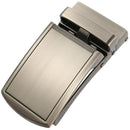 Men's Belt Buckle Accessories Business Ratchet Automatic Alloy Metal Buckle For 3.5cm Width Leather Belt Strap No Holes